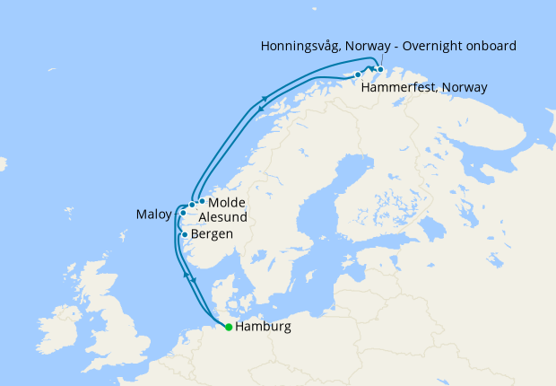 Norwegian Fjords from Hamburg