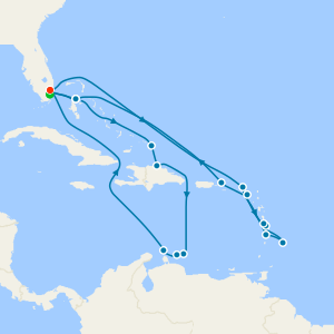 Southern Caribbean Wayfarer & Seafarer from Ft. Lauderdale with Stay