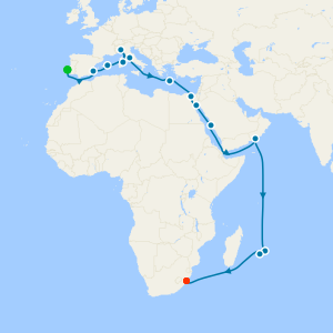 Grand Voyage - Lisbon to Durban