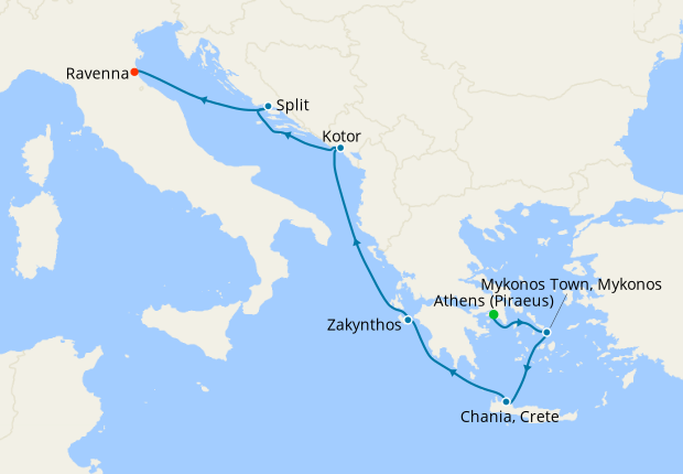 Greek & Adriatic from Athens