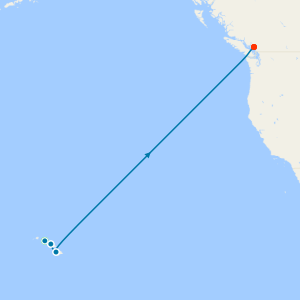 Hawaii to Vancouver from Honolulu with Stay