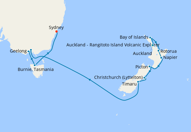 Kiwi & Aussie Explorer from Auckland with Stay & Rangitoto Explorer Tour