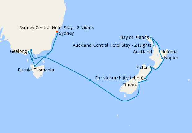 Kiwi & Aussie Explorer with Auckland and Sydney Stays