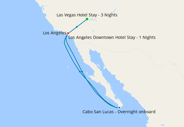 Las Vegas & Cabo San Lucas Getaway from Los Angeles with Stays