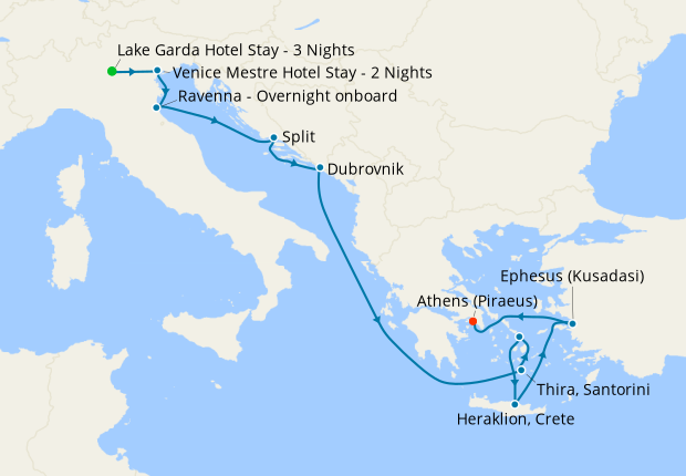 mediterranean cruise and stay 2023