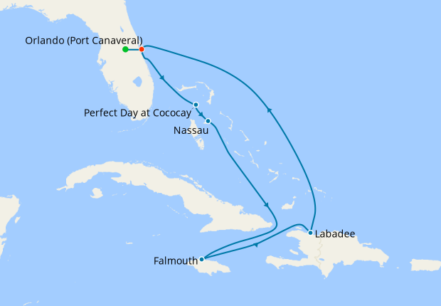 Western Caribbean & Perfect Day from Port Canaveral with Orlando Stay