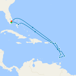 Caribbean Holiday from Ft. Lauderdale with Miami Beach Stay