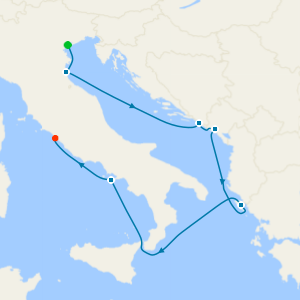 Croatia, Montenegro & Italy with Venice Island Stay