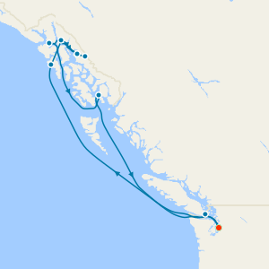 Alaska with Dawes Glacier from Seattle with Stay