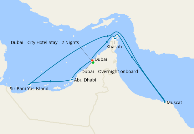 United Arab Emirates & Oman from Dubai with Stay