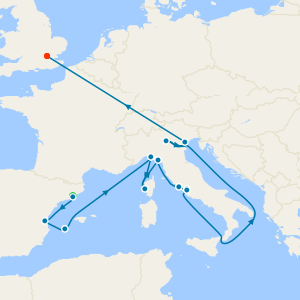 Venice Simplon-Orient-Express, Rome & Lake Garda Stays, France & Spain