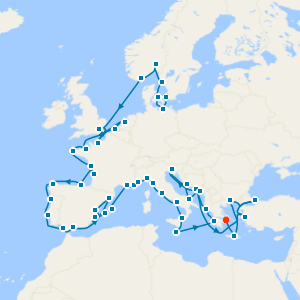 Epic European Odyssey from Copenhagen to Athens with Stay