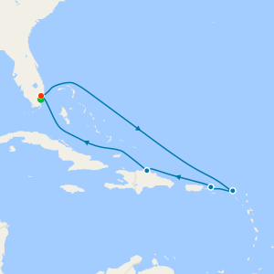 Maiden Voyage Eastern Caribbean from Ft. Lauderdale with Miami Beach Stay
