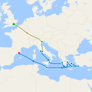 Venice Simplon-Orient-Express, Greek Islands & Malta fr. Rome