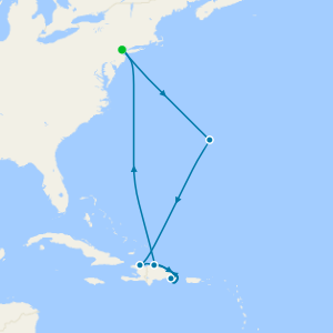 Eastern Caribbean & Bermuda from Cape Liberty