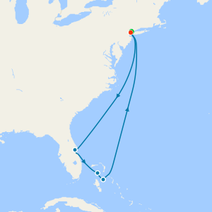 Bahamas & Perfect Day from Cape Liberty with New York Stay