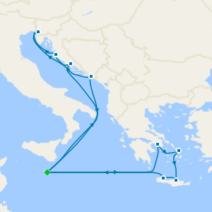 Greek Islands & Croatia from Malta
