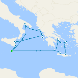 Greek Islands & Italy from Malta