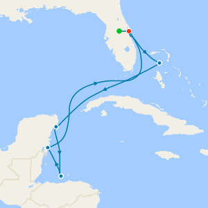Western Caribbean & Perfect Day Holiday from Port Canaveral with Orlando Stay