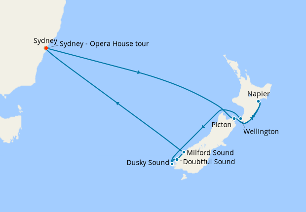 Sydney Stay, Opera House Tour & New Zealand Explorer from Sydney 