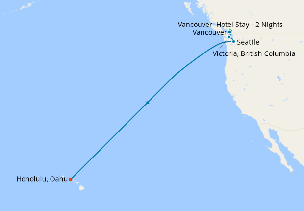 Hawaii from Vancouver with Stay