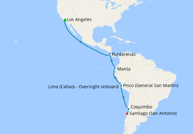 South America Luxury Cruise - Lima (Callao) to Buenos Aires on Dec 20, 2023