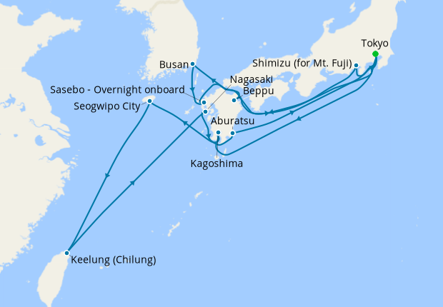 Japan Grand Voyage from Tokyo, Cunard, 4th May 2024 – Planet Cruise