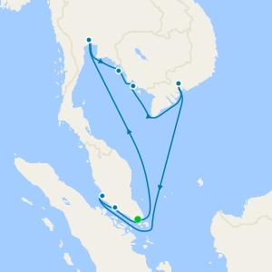 Thailand, Vietnam & Malaysia Holiday from Singapore