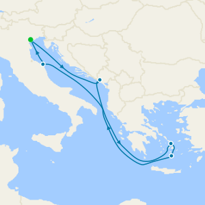 Italy, Montenegro & Greece from Venice
