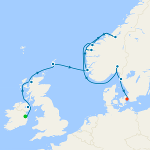 Nordic Fjords - Dublin to Copenhagen