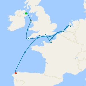 Alluring Atlantic Europe - Amsterdam to Bilbao