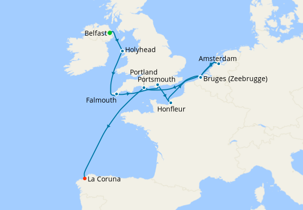 Alluring Atlantic Europe - Amsterdam to Bilbao