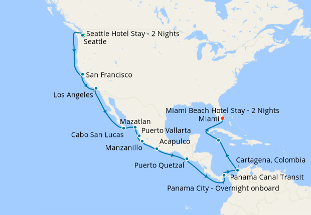 panama canal cruise from seattle