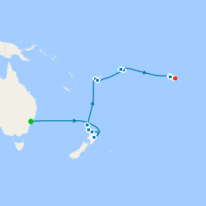 Trail of Captain Cook - Sydney to Papeete