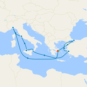 Greece, Italy & Turkey from Athens with Stay