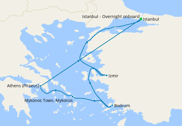 turkey and greece cruise 2023