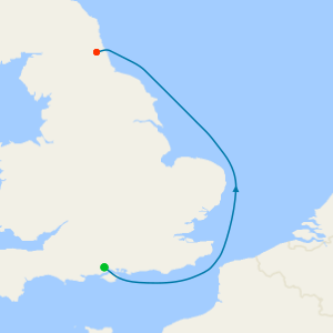 Two Night Mini-Cruise to Newcastle from Southampton