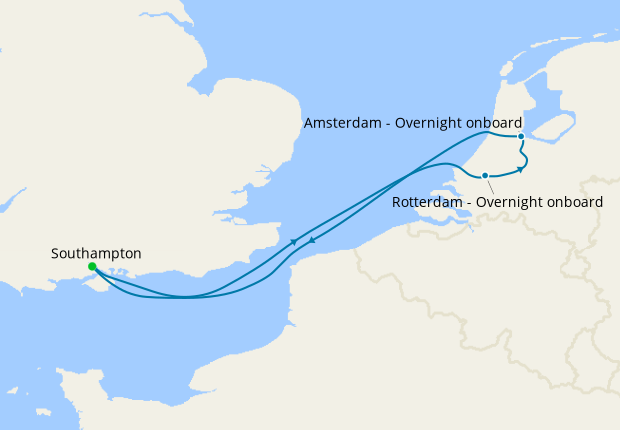 Dutch Tulips & Waterways in Five Nights from Southampton