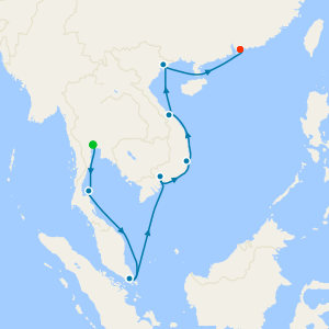 Asian Gulfs & Deltas from Laem Chabang to Hong Kong