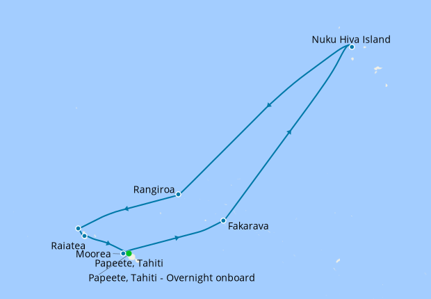 Tahitian Legends - Papeete Roundtrip