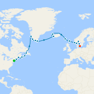 Grand North Atlantic Odyssey - New York to Copenhagen