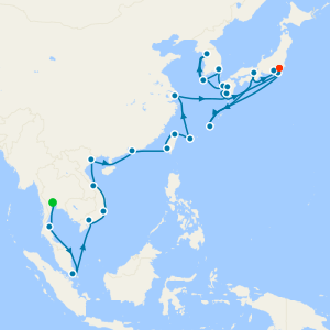 Far Eastern Jade from Laem Chabang to Tokyo