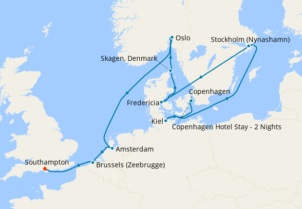 cruises from southampton to scandinavia