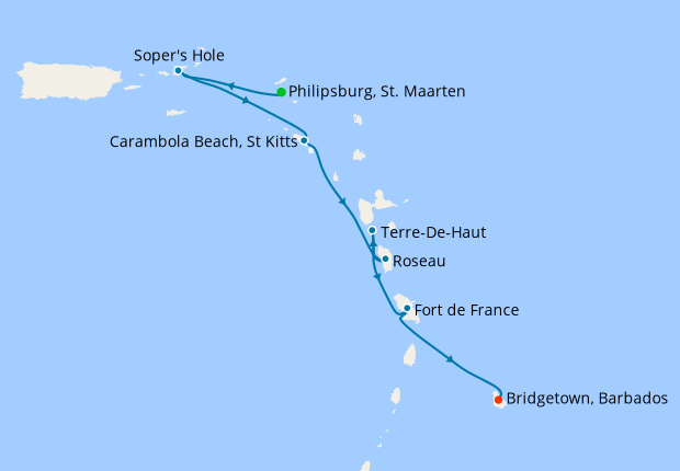 Yachtsman's Caribbean from Philipsburg to Bridgetown