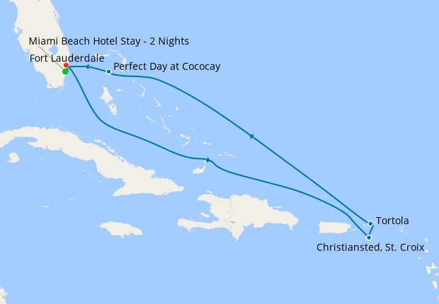 Eastern Caribbean & Perfect Day from Ft. Lauderdale with Miami Beach ...