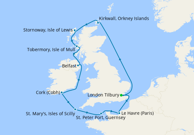 British Isles Discovery from Tilbury