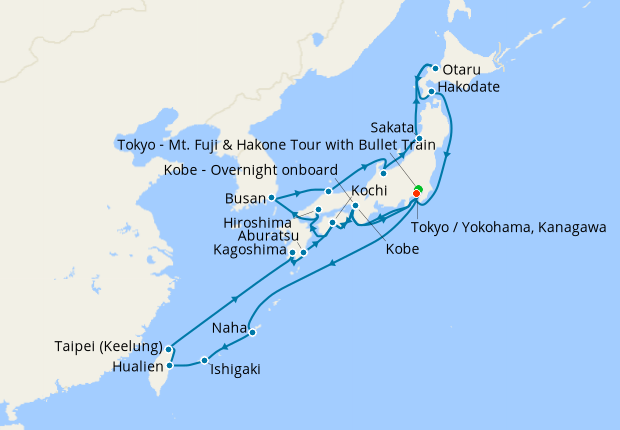 Southern Japan & Japan Explorer Collector with Mt. Fuji Tour & Tokyo Stay
