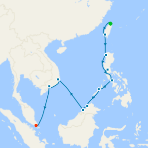 Philippines, Vietnam & Malaysia from Taipei