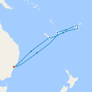 Fiji, Vanuatu & New Caledonia fr. Sydney with Stay