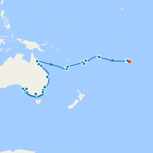 Australia, Fiji & French Polynesia from Sydney